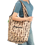 Eco Chic Retail Ltd Eco Chic Collapsible Shopping Trolley with Detachable Tote Bag - Giraffes