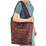 Eco Chic Retail Ltd Eco Chic Collapsible Shopping Trolley with Detachable Tote Bag - Thistle