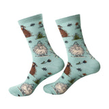 Eco Chic Eco Chic Eco-Friendly Bamboo Socks Whimsy Sheep