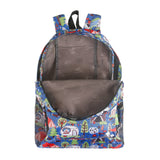 Eco Chic Blue Eco Chic Lightweight Foldable Backpack Cosy Camping