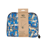 Eco Chic Eco Chic Lightweight Foldable Backpack Dogs