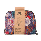Eco Chic Eco Chic Lightweight Foldable Backpack Lush Floral