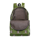 Eco Chic Eco Chic Lightweight Foldable Backpack Tawny Owl