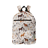 Eco Chic Eco Chic Lightweight Foldable Backpack Wild Horses
