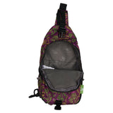 Eco Chic Purple Eco Chic Lightweight Foldable Crossbody Bag Thistle