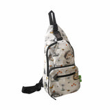 Eco Chic Eco Chic Lightweight Foldable Crossbody Bag Whimsy Hedgehogs