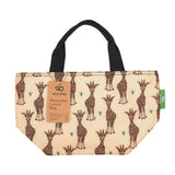 Eco Chic Eco Chic Lightweight Foldable Lunch Bag Giraffes