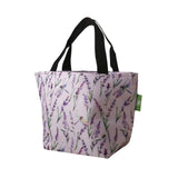 Eco Chic Eco Chic Lightweight Foldable Lunch Bag Lavender with Dragonfly
