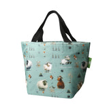 Eco Chic Eco Chic Lightweight Foldable Lunch Bag Whimsy Sheep