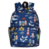 Eco Chic Navy Eco Chic Lightweight Foldable Mini Backpack Seaside