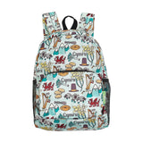 Eco Chic Blue Eco Chic Lightweight Foldable Mini Backpack Wales Montage