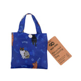 Eco Chic Eco Chic Lightweight Foldable Reusable Shopping Bag Beloved Cats