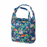 Eco Chic Blue Eco Chic Lightweight Foldable Reusable Shopping Bag Cosy Camping