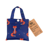 Eco Chic Eco Chic Lightweight Foldable Reusable Shopping Bag Foxes