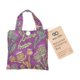 Eco Chic Eco Chic Lightweight Foldable Reusable Shopping Bag Thistle