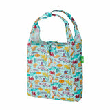 Eco Chic Blue Eco Chic Lightweight Foldable Reusable Shopping Bag Wales Montage