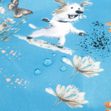 Eco Chic Eco Chic Lightweight Foldable Reusable Shopping Bag Whimsy Dogs