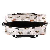Eco Chic Beige Eco Chic Recycled Cabin Holdall Bag Beloved Cats