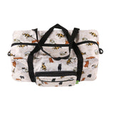Eco Chic Beige Eco Chic Recycled Cabin Holdall Bag Beloved Cats