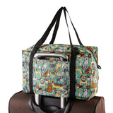 Eco Chic Teal Eco Chic Recycled Cabin Holdall Bag Dogs