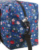 Eco Chic Navy Eco Chic Recycled Cabin Holdall Bag Floral