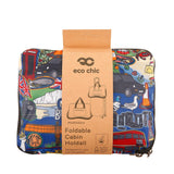 Eco Chic Navy Eco Chic Recycled Cabin Holdall Bag Great Britain