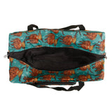 Eco Chic Teal Eco Chic Recycled Cabin Holdall Bag Highland Cow