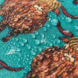 Eco Chic Teal Eco Chic Recycled Cabin Holdall Bag Highland Cow