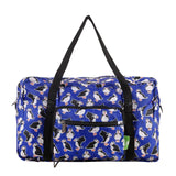 Eco Chic Blue Eco Chic Recycled Cabin Holdall Bag Puffin