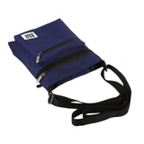 Eco Chic Eco Chic Recycled Canvas Messenger Bag - Navy