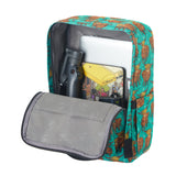 Eco Chic Eco Chic Recycled Canvas Top Handle Backpack - Highland Cow