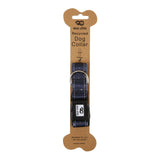 Eco Chic Eco Chic Recycled Dog Collar - Stars and Moons Navy