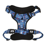 Eco Chic Eco Chic Recycled Dog Harness - Floral Navy