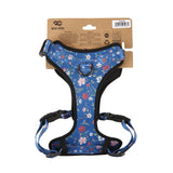 Eco Chic Eco Chic Recycled Dog Harness - Floral Navy