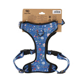 Eco Chic Eco Chic Recycled Dog Harness - Floral Navy