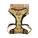 Eco Chic Eco Chic Recycled Dog Harness - Monkeys Mustard