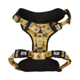 Eco Chic Eco Chic Recycled Dog Harness - Monkeys Mustard
