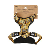 Eco Chic Large Eco Chic Recycled Dog Harness - Monkeys Mustard