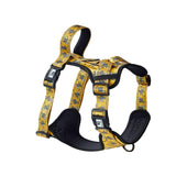 Eco Chic Small Eco Chic Recycled Dog Harness - Monkeys Mustard