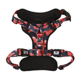 Eco Chic Eco Chic Recycled Dog Harness - Poppies Navy