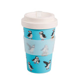 Eco Chic Eco Chic Recycled Travel Cup Multi Puffin