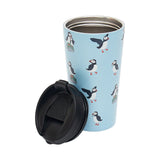 Eco Chic Eco Chic Thermal Coffee Cup Multi Puffin