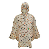 Eco Chic Eco Chic Waterproof Foldable Adult Poncho Beloved Cats