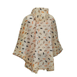 Eco Chic Eco Chic Waterproof Foldable Adult Poncho Beloved Cats