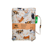 Eco Chic Eco Chic Waterproof Foldable Adult Poncho Beloved Cats