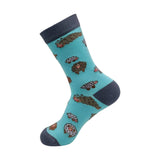 Eco Chic Blue Eco Chic Eco-Friendly Bamboo Socks Cute Sheep