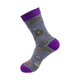 Eco Chic Lilac Eco Chic Eco-Friendly Bamboo Socks Cute Sheep
