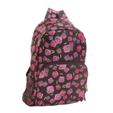 Eco Chic Eco Chic Lightweight Foldable Backpack Mackintosh Rose