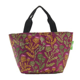Eco Chic Purple Eco Chic Lightweight Foldable Lunch Bag Thistle