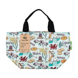 Eco Chic Blue Eco Chic Lightweight Foldable Lunch Bag Wales Montage